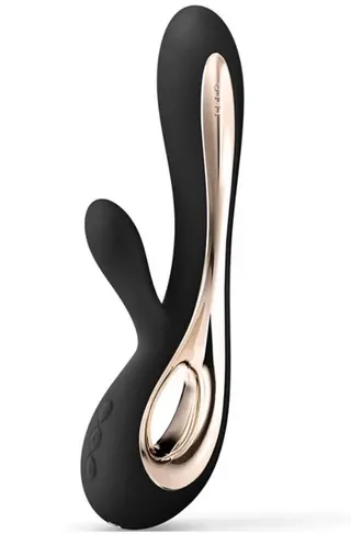 Produktfoto för Soraya 2 Black - Uppladdningsbar Dubbelvibrator