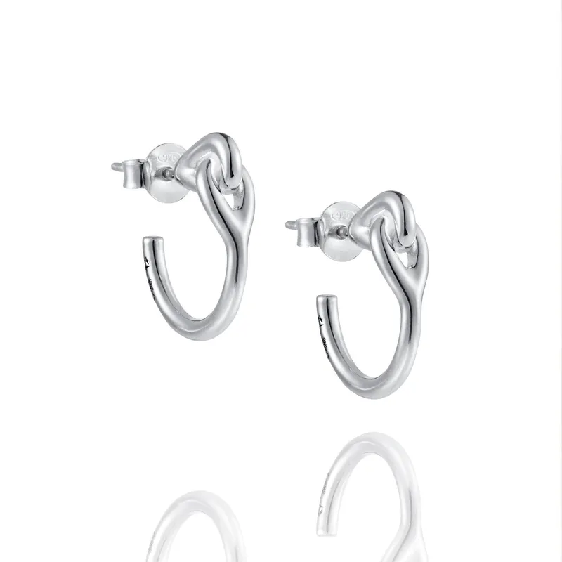 Alternativ bild 0 för Soulmate Hoops Silver