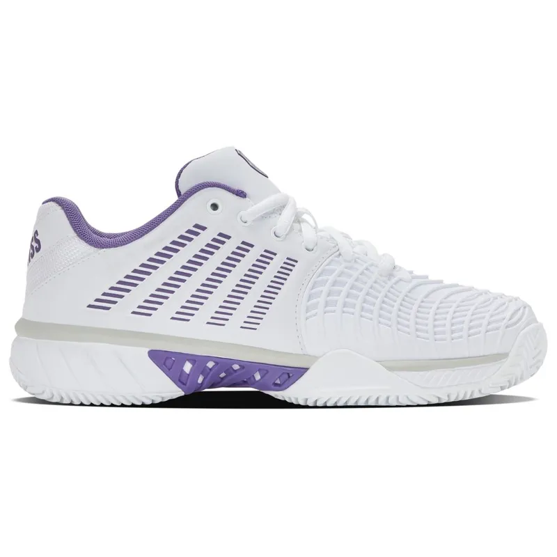 Alternativ bild 0 för K-Swiss Express Light 3 Clay Women White/Purple Haze