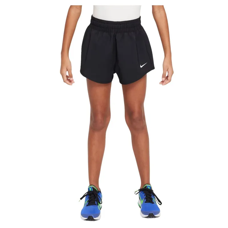 Alternativ bild 0 för Nike One Girls Dri-FIT 7.5cm 2-in-1 Shorts Black