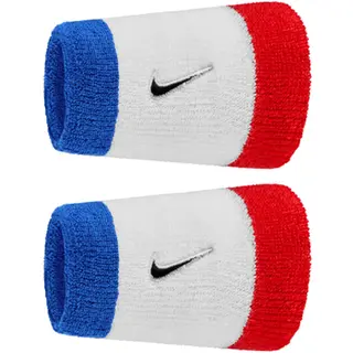 Produktfoto för Nike Swoosh Classic Doublewide Wristbands 2-Pack Habanero Red/Black