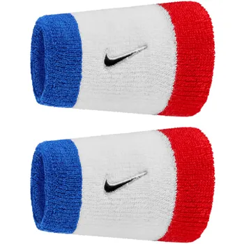 Bild 1 för Nike Swoosh Classic Doublewide Wristbands 2-Pack Habanero Red/Black