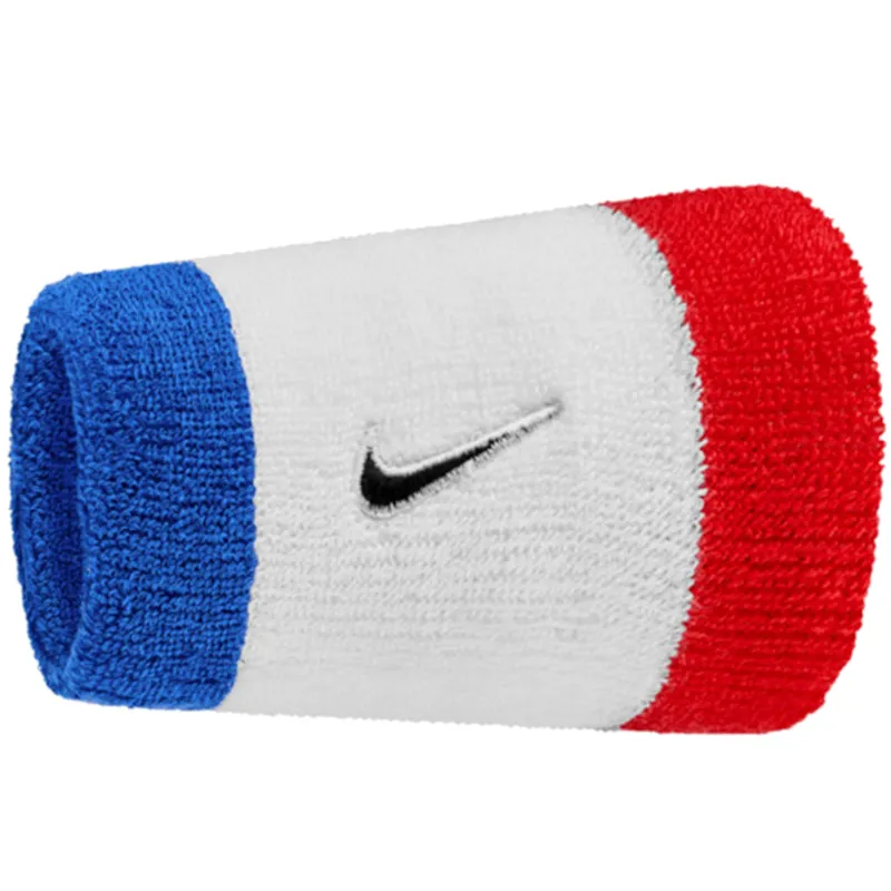 Bild 4 för Nike Swoosh Classic Doublewide Wristbands 2-Pack Habanero Red/Black