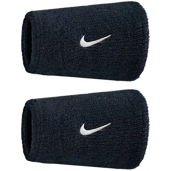Bild 1 för Nike Swoosh Classic Doublewide Wristbands 2-Pack Black/White
