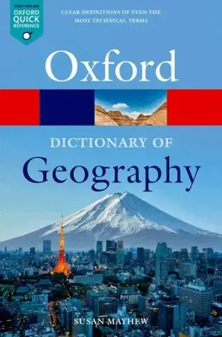 Produktfoto för A Dictionary of Geography