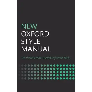 Produktfoto för New Oxford Style Manual