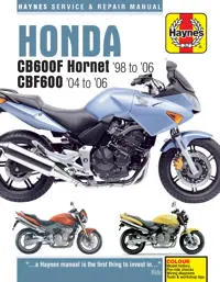 Produktfoto för Honda CB600F Hornet & CBF600 (98 - 06) Haynes Repair Manual