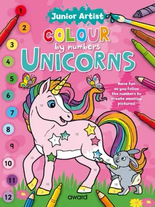 Produktfoto för Junior Artist Colour By Numbers: Unicorns