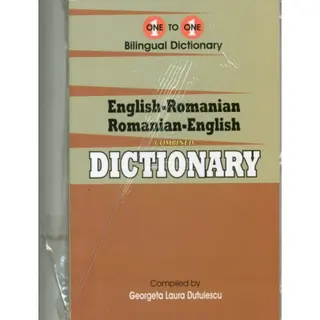 Produktfoto för English-RomanianRomanian-English One-to-One Dictionary