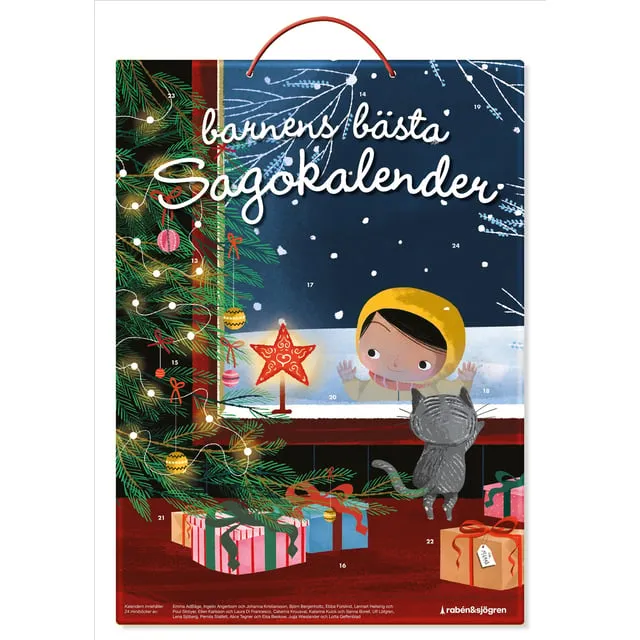 Alternativ bild 0 för Barnens bästa sagokalender : adventskalender med 24 miniböcker
