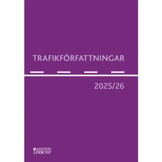 Produktfoto för Trafikförfattningar 2025/26