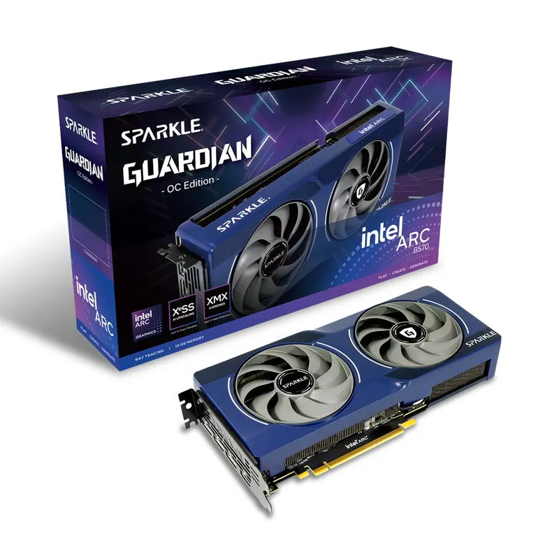 Alternativ bild 0 för Sparkle Arc B570 Guardian OC - 10GB GDDR6 RAM - Grafikkort