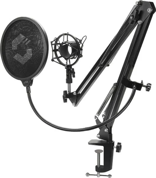 Alternativ bild 0 för SPEEDLINK VOLITY Streaming Accessory Set - Monteringssats (spännbleck, svängtappsarm, shockmount) - för mikrofon - svart - disk-monteringsbar
