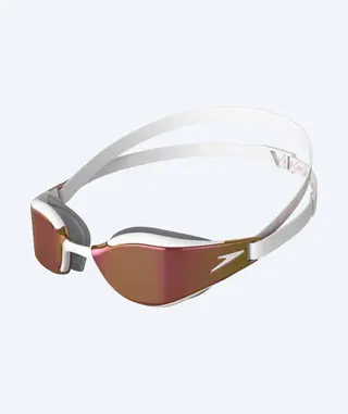 Produktfoto för Speedo Elite simglasögon - Fastskin Hyper Elite Mirror - Guld/vit