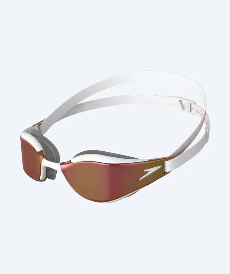Alternativ bild 0 för Speedo Elite simglasögon - Fastskin Hyper Elite Mirror - Guld/vit