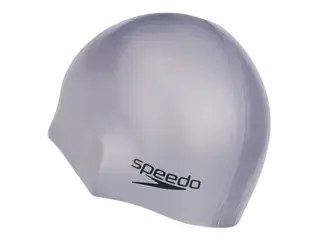 Produktfoto för Speedo Plain Moulded Silicone, Grå, Keps, Unisex, Simning, One Size, Specifik