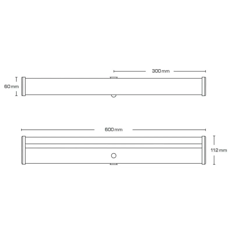 Bild 2 för Spejlarmatur Lucianna 14W CCT 3000K/4000K 1250/1320lm med PIR