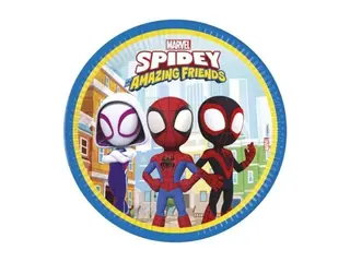 Produktfoto för Spidey and friends paptallerkner 23 cm