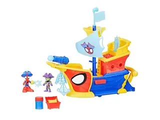 Produktfoto för Spidey and His Amazing Friends Water-Webs Bubble Pirate Ship