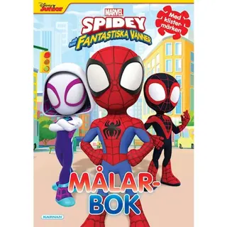 Produktfoto för Spidey och Hans Fantastiska Vänner Målarbok