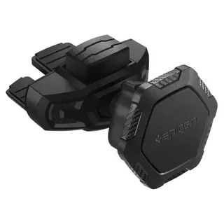 Produktfoto för Spigen Car Mount Holder QS24 black (CD Slot/Magnetic/Universal Compatibility)