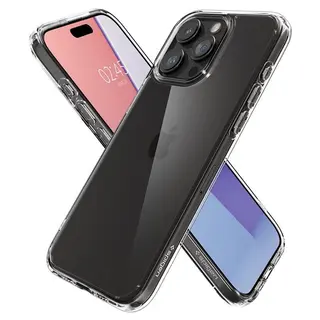 Produktfoto för Spigen Crystal Hybrid iPhone 15 Pro crystal clear