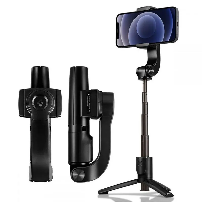 Alternativ bild 0 för Spigen Gimbal SelfieStick S610W Tripod black
