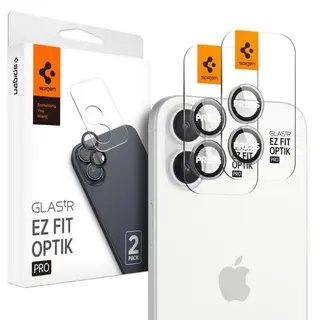 Produktfoto för Spigen Glass tR EZ Fit Optik Pro 2 Pack for iPhone 16 Plus - Crystal Clear