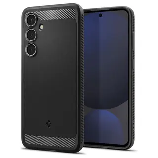 Produktfoto för Spigen Rugged Armor matte black - Samsung Galaxy S24 FE