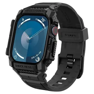 Produktfoto för Spigen Rugged Armor Pro matte black - Apple Watch 10 42mm