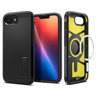 Produktfoto för Spigen Tough Armor MagSafe - Black - iPhone 16e
