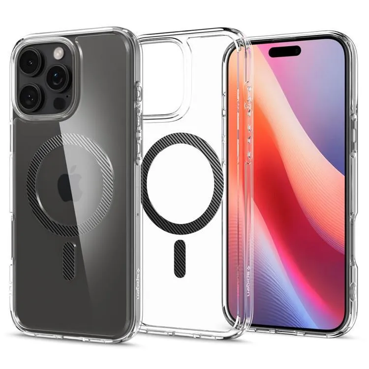 Alternativ bild 0 för Spigen Ultra Hybrid MagSafe for iPhone 16 Pro - Carbon Fiber