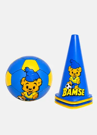 Produktfoto för SportMe Bamse Fotboll med koner Set