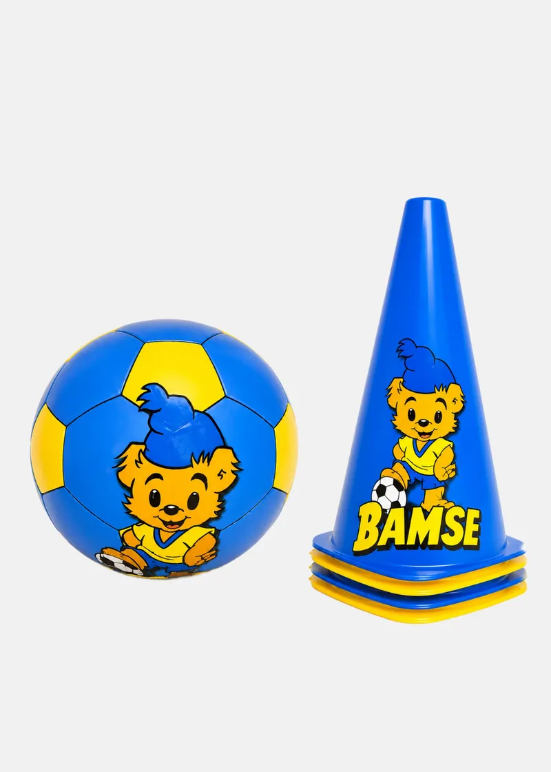 Bild 1 för SportMe Bamse Fotboll med koner Set