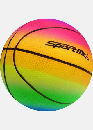 Produktfoto för SportMe Basketboll Rainbow 22 cm