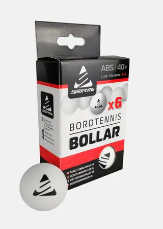 Produktfoto för SportMe Bordtennisbollar 6-pack