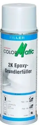 Produktfoto för Sprayfärg 2K Epoxigrundspackel Ljusgrå (Fi/No/Gr) 200ml Colormatic
