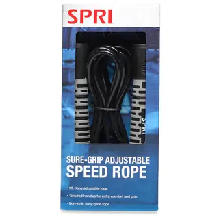 Produktfoto för SPRI Sure-Grip Adjustable Speed Rope, Hopprep
