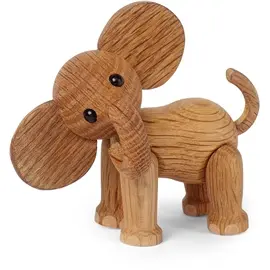 Produktfoto för Spring Copenhagen - Ella Elefant Baby Trädekoration 9 cm Ek/Lönn