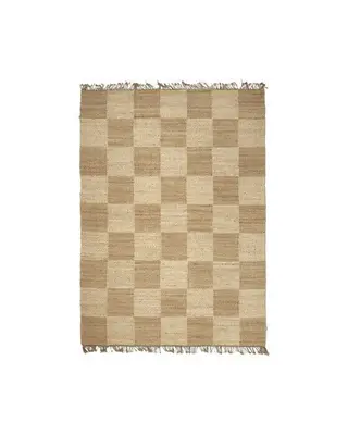 Produktfoto för Squares jute matta natur