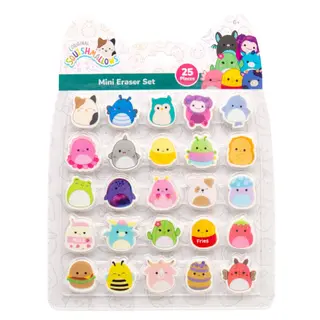 Produktfoto för Squishmallows Eraser Set 25 Pcs