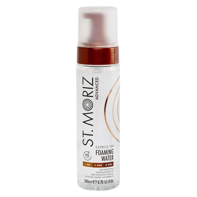 Alternativ bild 0 för ST.MORIZ_Advanced Express Self Tanning Foaming Water clear self-tanning foam for body and face 200ml