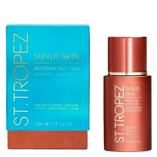 Produktfoto för St.Tropez Self Tan Express Sunlit Skin Bronzing Tint + Tan 30 ml