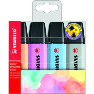 Produktfoto för STABILO BOSS 4/fp, Pastell v3