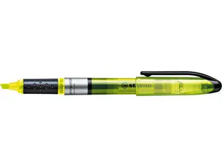 Produktfoto för STABILO Överstrykningspenna NAVIGATOR® gul, snedskuren spets, 1 + 4 mm, 545/24