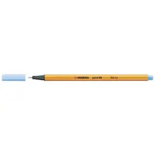 Produktfoto för STABILO point 88, Blå, Blå, Orange, Hexagonal, Vattenbaserat bläck, Metall, 0,4 mm