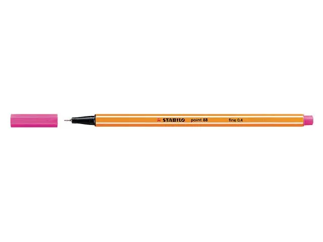 Alternativ bild 0 för STABILO point 88, Rosa, Orange, Rosa, Hexagonal, Metall, 0,4 mm, Tyskland