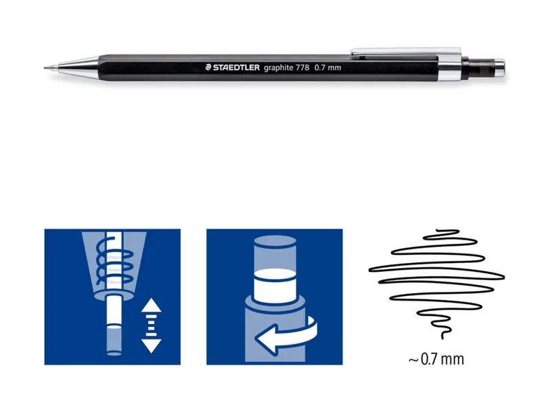 Alternativ bild 0 för Staedtler graphite 778 - mechanical pencil (pack of 10)