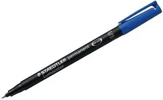 Produktfoto för STAEDTLER Lumocolor Universalpenna Lumocolor® 313 permanent, extra tunn spets, blå