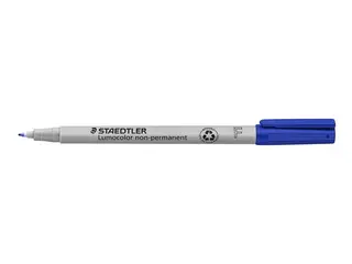 Produktfoto för STAEDTLER Lumocolor Universalpenna Lumocolor® 316 icke-permanent, tunn spets, 0,6 mm linjebredd, blå